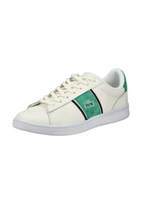 LACOSTE - Leder Sneaker - Weiß Kombi