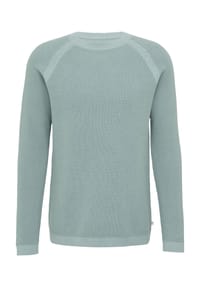 QS - Strickpullover, Baumwolle, Struktur-Design, für Herren - 9999 GREY/BLACK