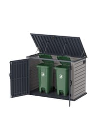 VCM. - MultiStore Aufbewahrungsbox 3er Mülltonnenbox 2100 l, 192 x 137 x 108 cm, Kunststoff - 