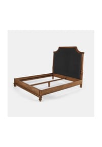 LOBERON - Bett Fairmontine braun/blau - braun/blau