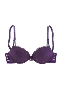 LASCANA - Nikoletta Push-Up-BH, Spitze, floral, für Damen - 779 RED