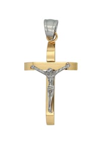 Adelia's Cross Collection - Anhänger – Kreuz Kreuzanhänger aus Edelstahl - silber
