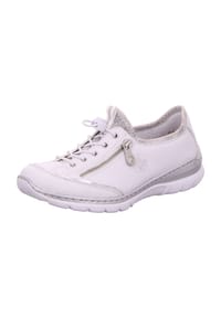 rieker - Slipper - weiss/argento/silverflower