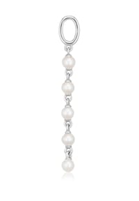 SIF JAKOBS JEWELLERY - Damen Creolen Anhänger "Perla Cinque", 925er Sterling Silber mit Süßwasserzuchtperlen - GOLD