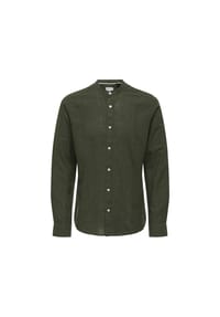 ONLY & SONS - Hemd Caiden Langarmhemd - dunkelgrün