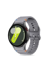 COFI - Tech-Protect Silikon-Sportarmband für Samsung Galaxy Watch 4/5/5 - Grau 12 x 2 x 0,3 cm