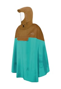 normani® - Regenponcho Sohra - Braun/Petrol