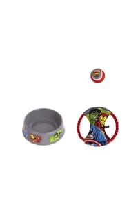 COFI - Avengers Hunde-Set – 3-teilig mit Napf, Spielzeug & Ball - 