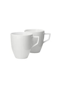JOOP! Henkelbecher "Single Cornflower", 2-teilig - DINING GLAMOUR - WEISS