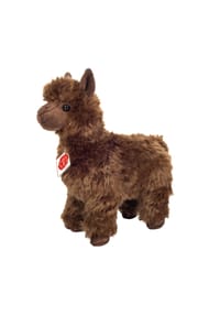 HERMANN Teddy COLLECTION® - Kuscheltier Alpaka, Braun, 24 cm, 902768 - braun