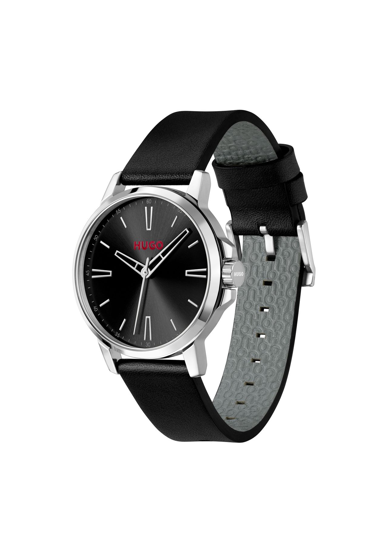 Hugo Herren Armbanduhr "1530417", Schwarz, 99
