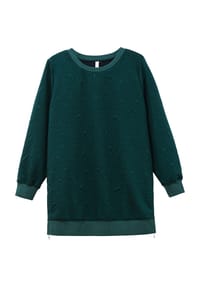 sheego - Longsweatshirt - tiefgrün