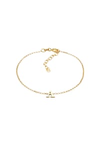 elli. - Armband Elli Armband Buchstaben Anhänger A 925 Silber - Gold