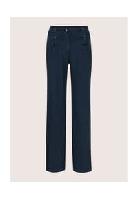 MADELEINE - Weite Hose im Marine-Stil - marine
