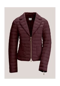 MADELEINE - Wattierte Damenjacke mit sportivem Touch - bordeaux