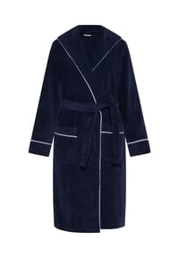 DESIRéE - Bademantel Basic, Bindegürtel, für Damen - NAVY
