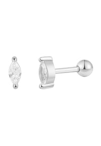 XENOX - Damen Ohrpiercing, 925er Silber mit Zirkonia - GOLD