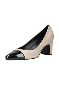 hōgl - Leder Pumps - Beige/Schwarz