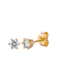 Orolino - Ohrringe 750/- Gold 2 Brillant 0,50ct. - gelb