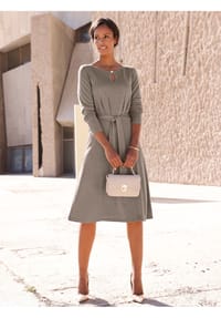 Witt - Jersey-Kleid - taupe-meliert