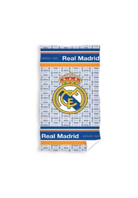 MARVEL - Real Madrid Mikrofaser Handtuch – Leichtes & platzsparendes Strandtuch - Weiß 140x70cm