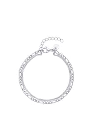 NOELANI - Fußkette für Damen, Edelstahl - Silber