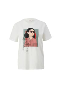 s.Oliver - T-Shirt, Baumwolle, für Damen - 02D0  WHITE