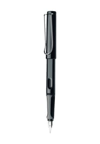 LAMY - safari Füllhalter, Federstärke F - BLACK, schwarz
