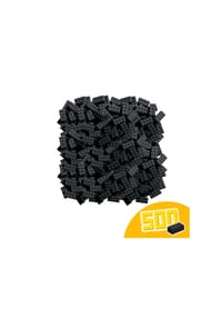 Simba - Klemmbausteine Blox 500 Schwarze 8er Steine lose, 500 Stück, Schwarz - 