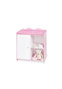 Pinolino® - Jasmin Puppenwickeltisch mit Wickelauflage & Stauraum - 