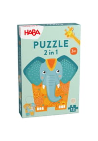 HABA - Puzzle 2 in 1 Elefantastisch! - 