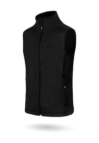 normani® - Herren Strick-Fleeceweste Shamattawa - Anthrazit