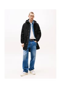 TOMMY Jeans - Parka, Baumwolle, für Herren - BDS BLACK