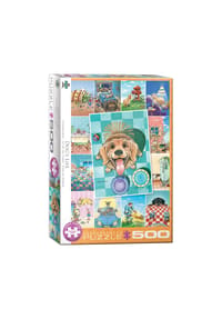 eurographics - Puzzle Ein Hundeleben von Gary Patterson, 500 Teile, 68 x 48 cm - 