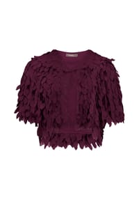 Vera Mont - Blusenjacke gerader Schnitt - Night Sky
