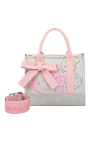 Fritzi aus Preußen Hello Kitty fritzi Canvas - Henkeltasche Izzy09 Limited Outline im tollen Hello Kitty-Print - Beige-Grau