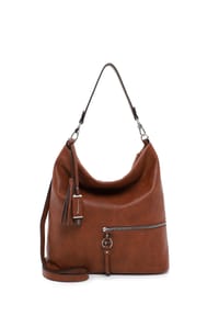 Tamaris NELE - Schultertasche, Reißverschluss, Anhänger, für Damen - 100 BLACK