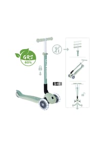 GLOBBER - PRIMO FOLDABLE LIGHTS ECO pistazie, mit Leuchtrollen - grün