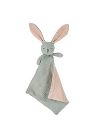 maximo® - Kuscheltuch Hase Musselin - altrosa