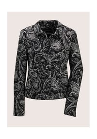 MADELEINE - Moderner Businessblazer mit Paisley-Muster - schwarz / wollweiß