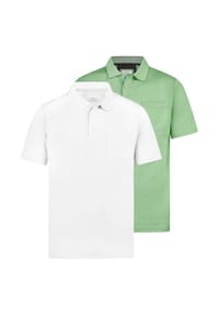 redmond - Poloshirt 2er Pack Basic - Beige