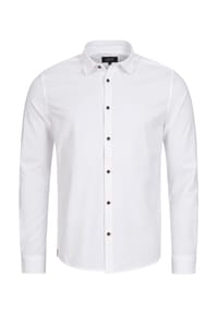 JEFF - Hemd Langarm Earman - Lt Grey