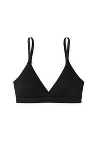 SCHIESSER - Bügelloser BH Pure Rib 1er-Pack - grau-mel.