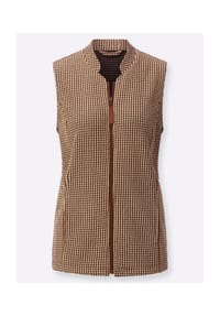 Witt - Jersey-Weste - braun-sand-gemustert