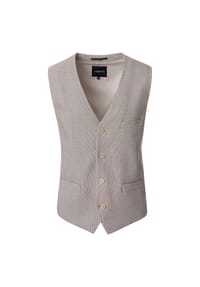 Venti - Herren Anzugweste uni - 108 blau