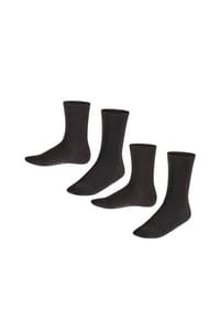 FALKE - Kinder Socken, 2er Pack - Happy, Kurzsocken - Dunkelblau