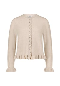 CARTOON - Cardigan mit Rüschen - Grau