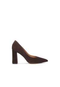 Kazar - Braune Wildleder-Pumps - Dunkelbraun