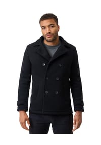 RICANO - Herren Cabanjacke Fabrizio aus Wolle - Schwarz