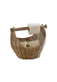 LOBERON Toilettenpapierhalter Liope braun - Badzubehör - braun